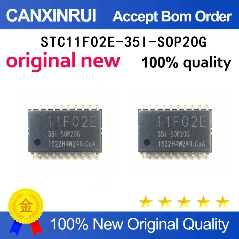 

(5-100 Pieces) Brand new original STC11F02E-35I-SOP20G SOP20 spot chip