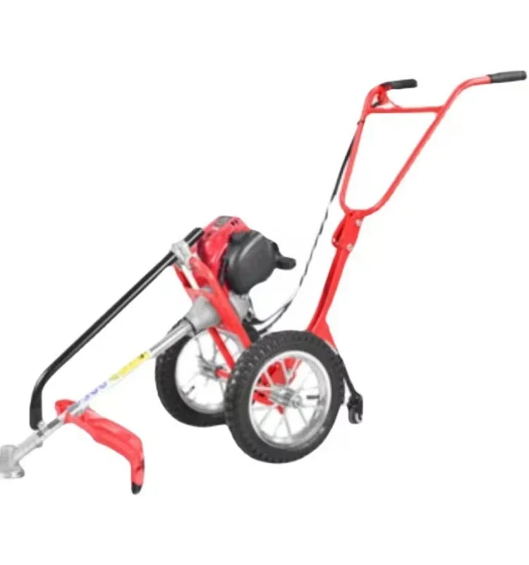 

Lawn Mower Gasoline Hand Push Four Stroke Small Multifunctional Agricultural Lawn Mower Harvesting Household Weeding