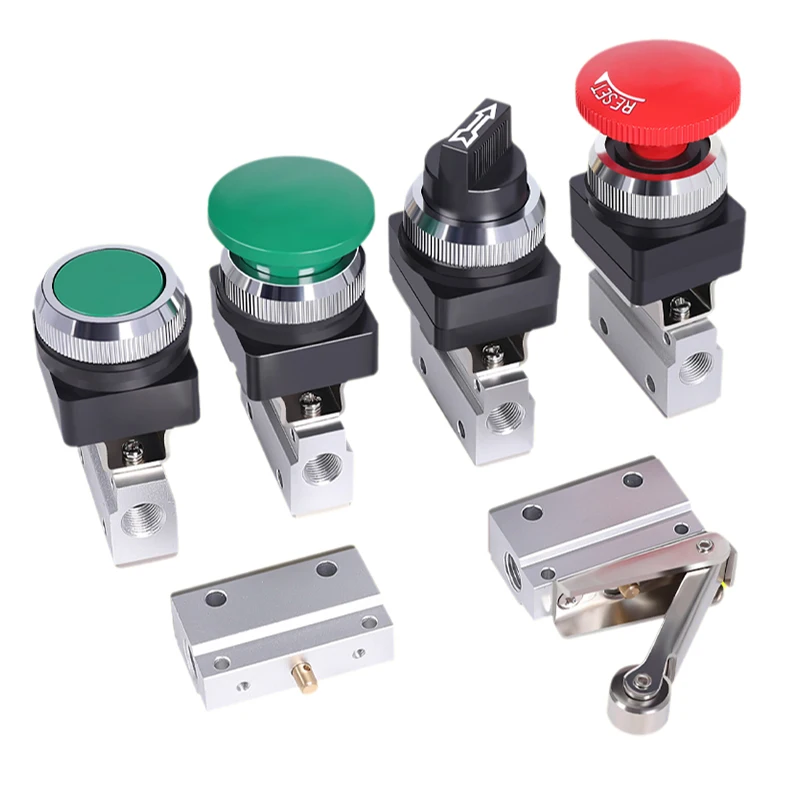 Drukknop Pneumatisch mechanisch ventiel Richtingsklep pneumatische regelklep MOV-01 MOV-02 MOV-03 MOV-03A MOV-03-1