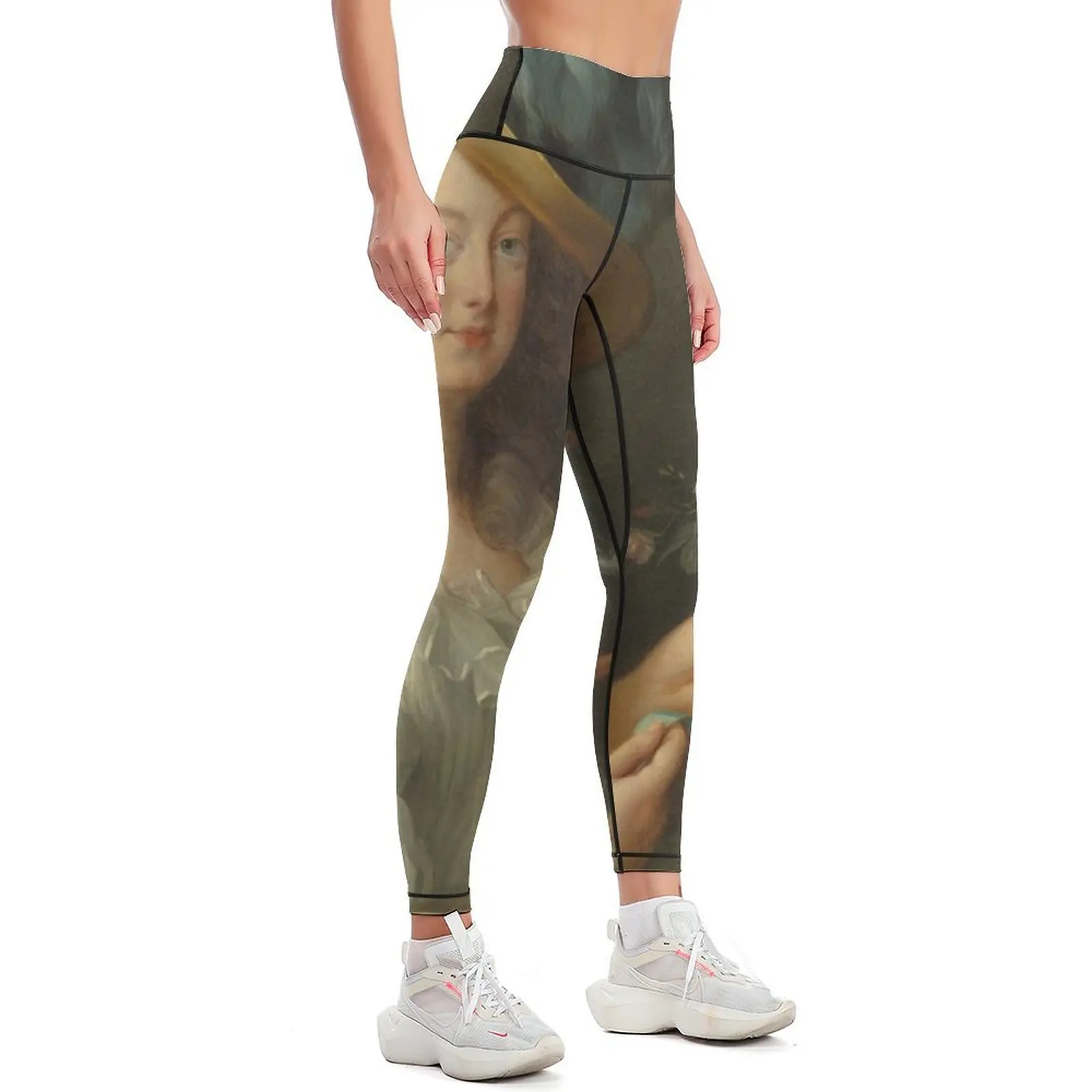 Maasai shúkà pattern II Leggings gym's clothing Women's fitness Womens Leggings