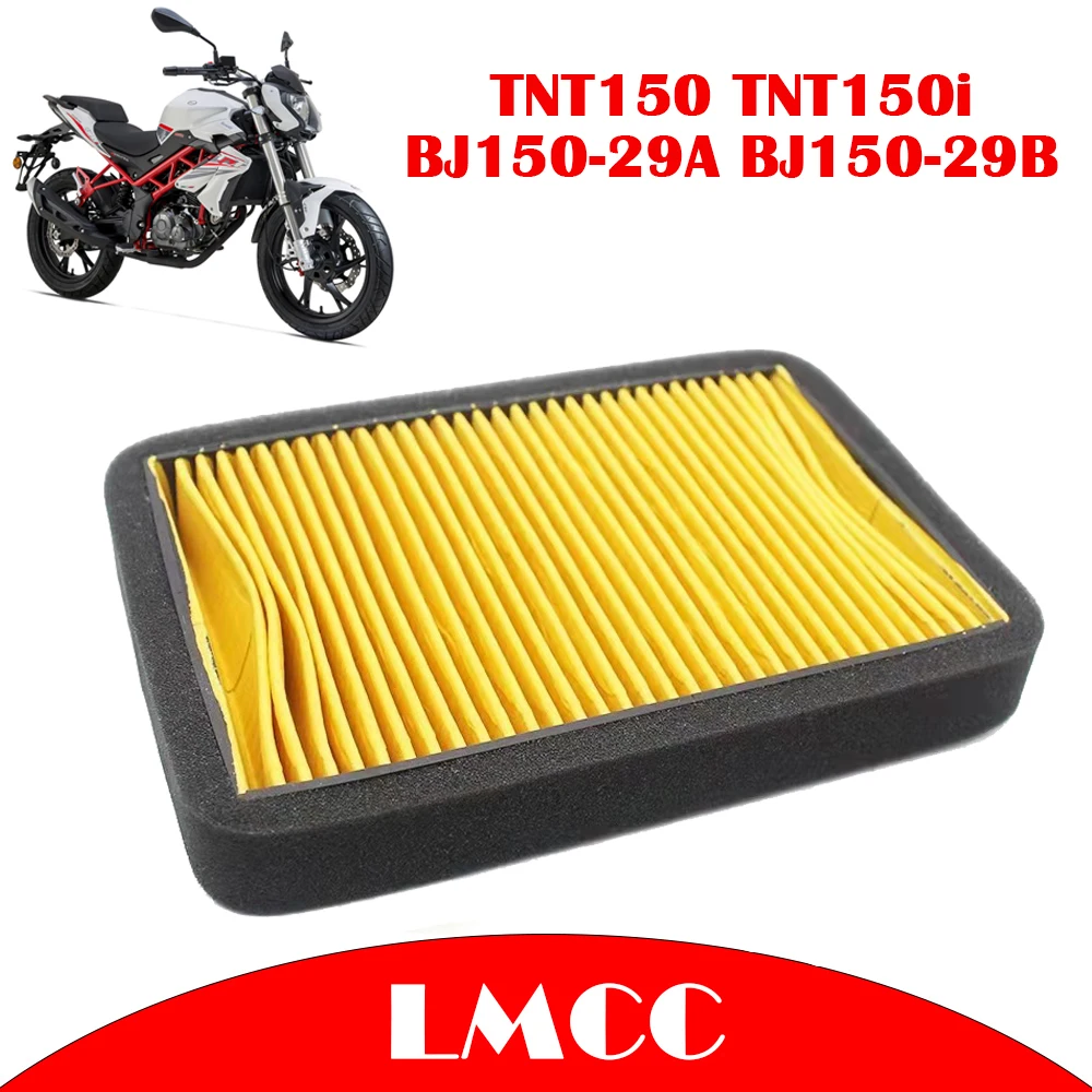 Motorcycle Replacement Engine Air Intake Filter Element Air Filter Cleaner For Benelli BJ150-29A BJ160-29B TNT150 TNT150i