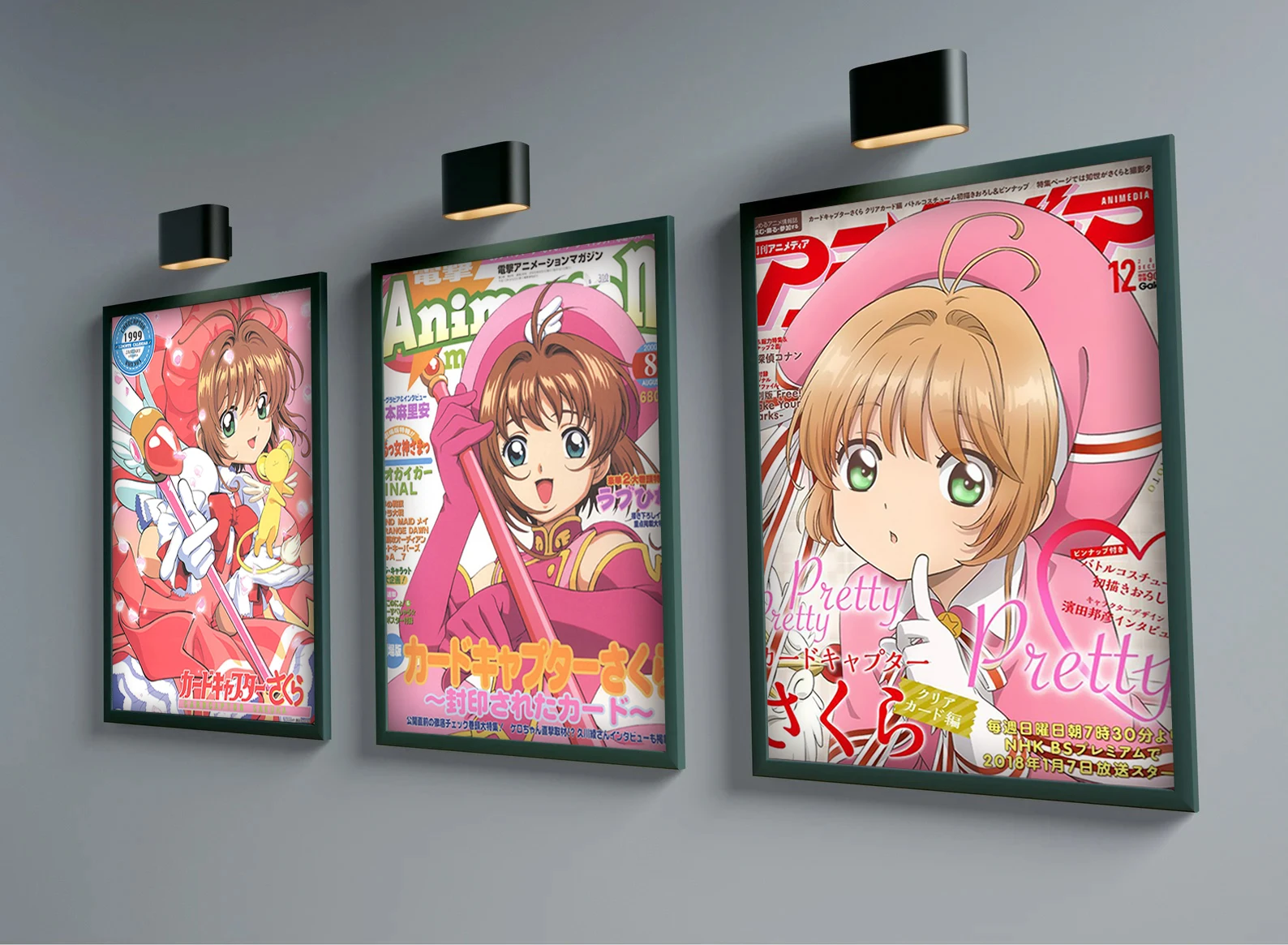 Cardcaptor Sakura Posters Manga Cover Variety Sakura kinomoto Anime Figure Cute Cartoon Girl Decorative Wall Art Cute Room Decor