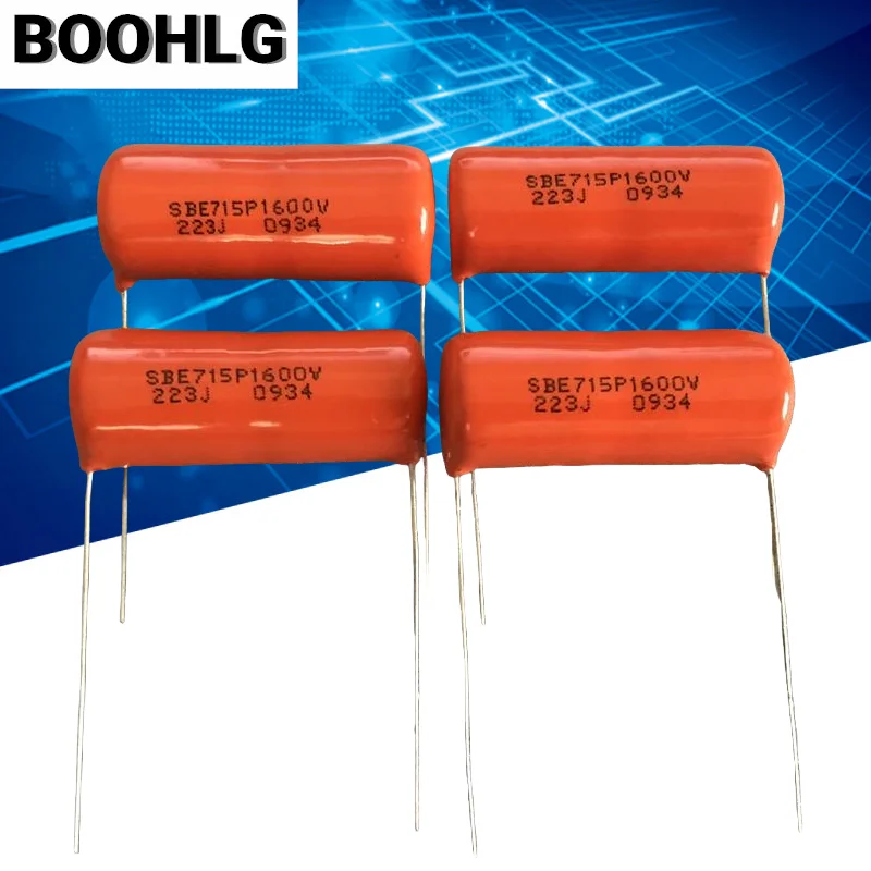 

5 шт. 0,022 мкФ 1600 В 223J аудио соединенный бесслюстный конденсатор