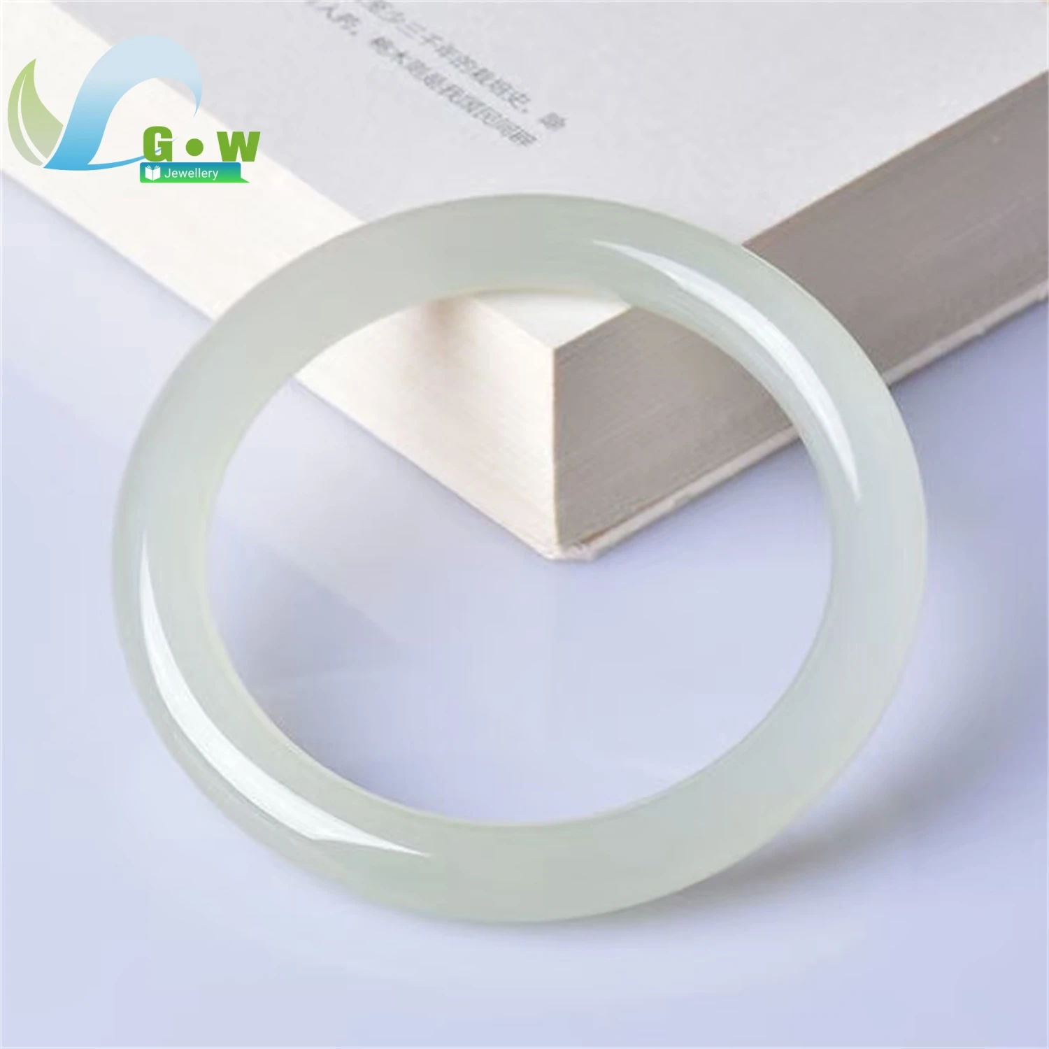 Natural Icy Jadeite Slim Round Strip Bangle for Women Elegant Minimalist Fine Jewelry Gift Classic Daily Wear Charm Smooth