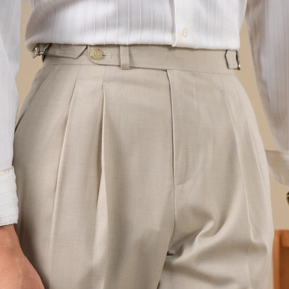 Italian-style Casual Naples Men's Trousers Business Commuter Suit Pants Men's Social Trousers Office Trousers Men Formal Pants