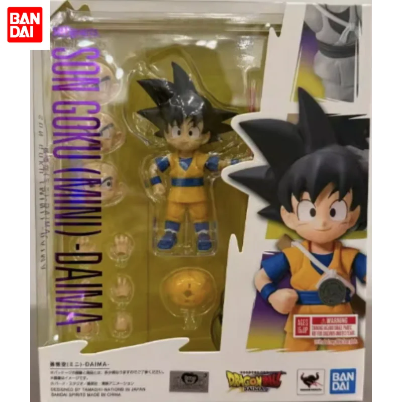 

Оригинальная мини-фигурка Bandai SHF Daima Son Goku Q Version, коллекционная игрушка, подарок, в наличии