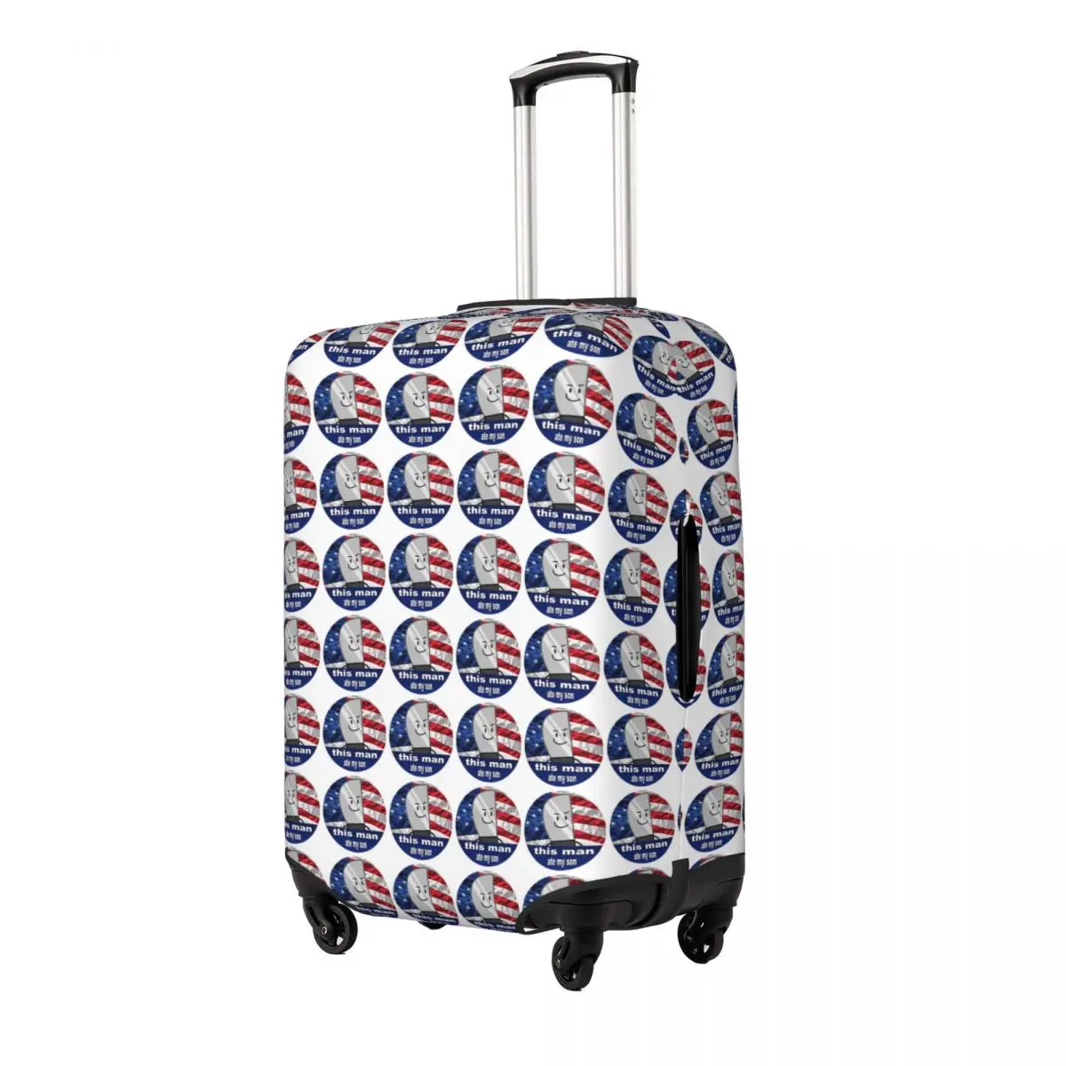 

Inanimate Insanity Knife This Man Ate My So Suitcase Cover Protection Elastic Trip Luggage Protector Covers for 18-32 Inch