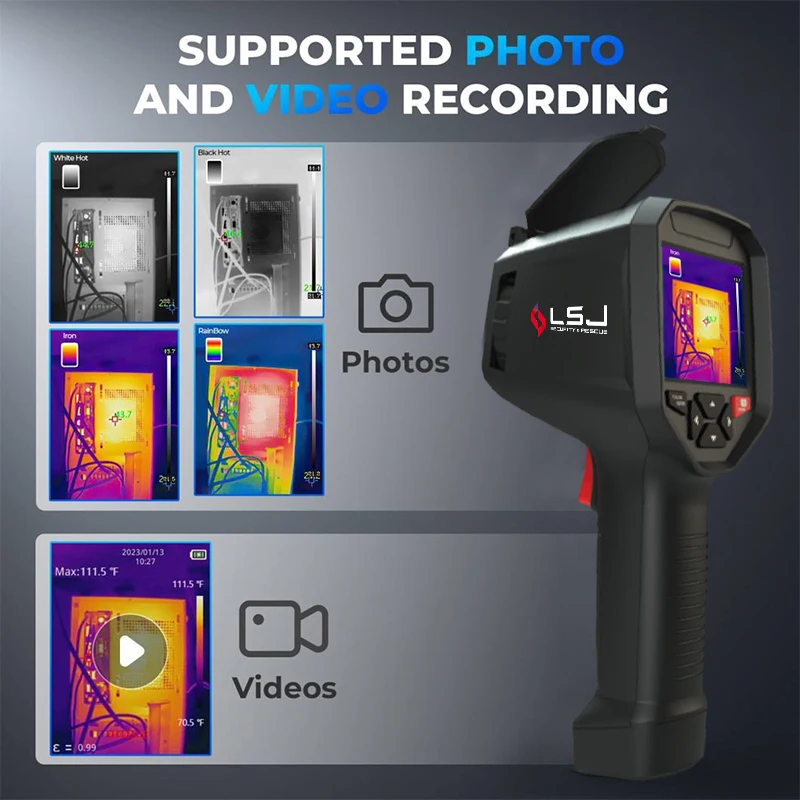 High Resolution 384*288 Industrial Use Handheld Thermal Imager Environmental Test Infrared Camera Scope Accessory 3.5