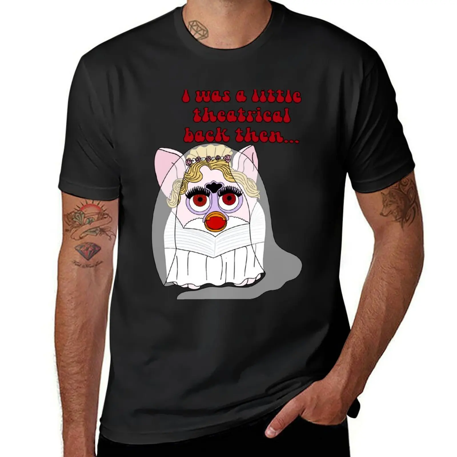 Rosalie Hale Twilight Furby (includes text) T-Shirt funnys blacks shirts graphic tees plain black t shirts men