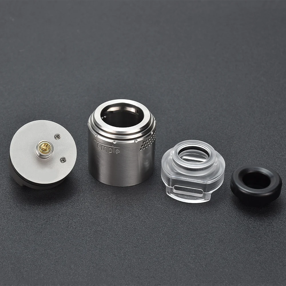 WolfCoolvape TEMPLE 28MM RDA RDA TEMPLE 28MM 316 atomizer tank for coils & atomizers - gallery image 4