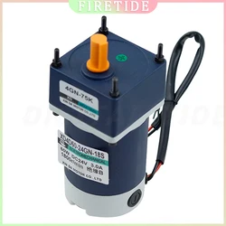 12V 24V DC gear reducer motor 60W High torque Speed Adjustable DC motor CW CCW