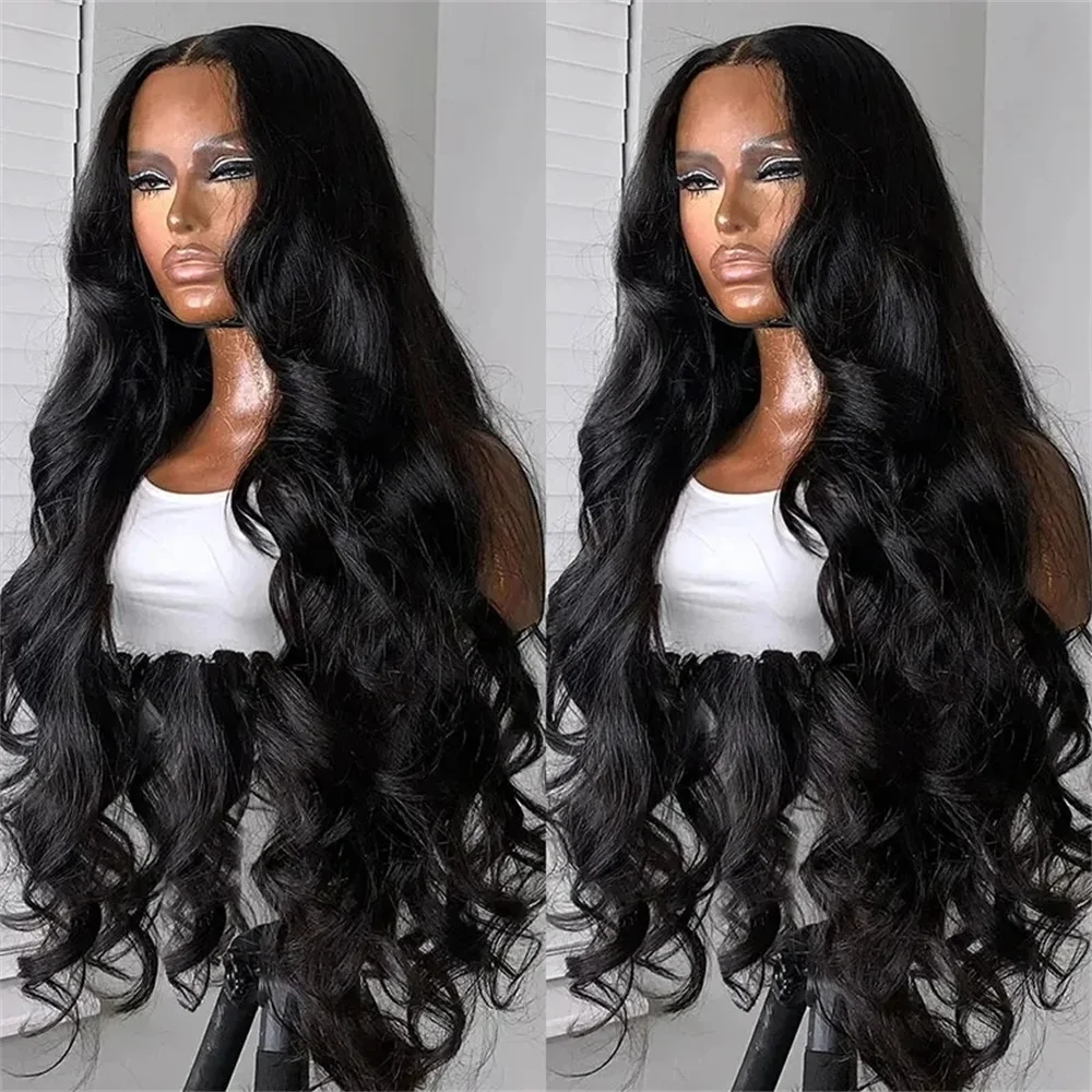 32 34 Inch Body Wave Lace Front Human Hair Wigs For Women 13x4 13X6 HD Transparent Lace Frontal Wig Brazilian 360 Full Lace Wig