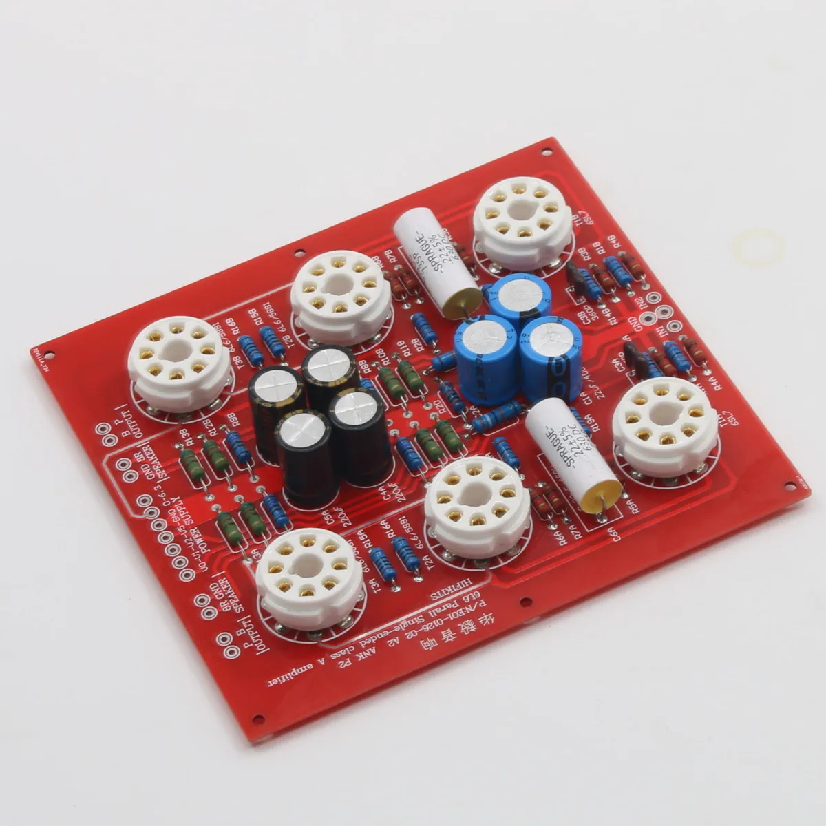 HiFi P2SE 6L6 Parallel Single-Ended Audio Stereo Amplifier Board 18W*2+ Power Supply Board Kit