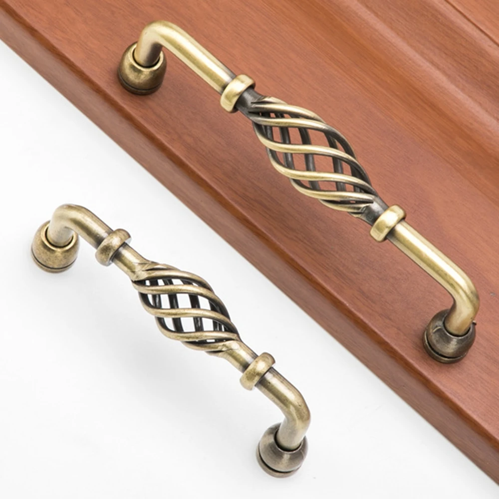 Black Hollow Out Home Hardware Wardrobe Handle Pull With Screws Door Knob Cabinet Pullers Furniture Handles Drawer Knobs