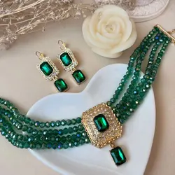 Sunspicems Multipurpose Chain Morocco Women Bead Cheoker Necklace Hairware Arabic Bridal Bijoux Multiple Jewelry Combinations