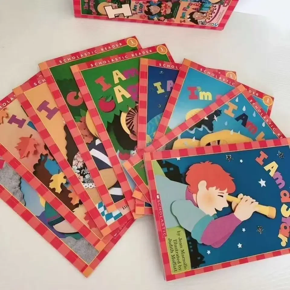 English Storybook For I Am Library 10 Volumes, Science Enlightenment Nature Popular Science Children's English Picture Books