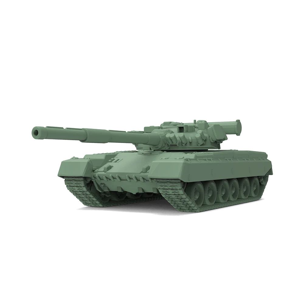 

1/220 1/160 1/87 SSMODEL SS875 Железнодорожная военная модель, комплект российского основного боевого танка T-80B