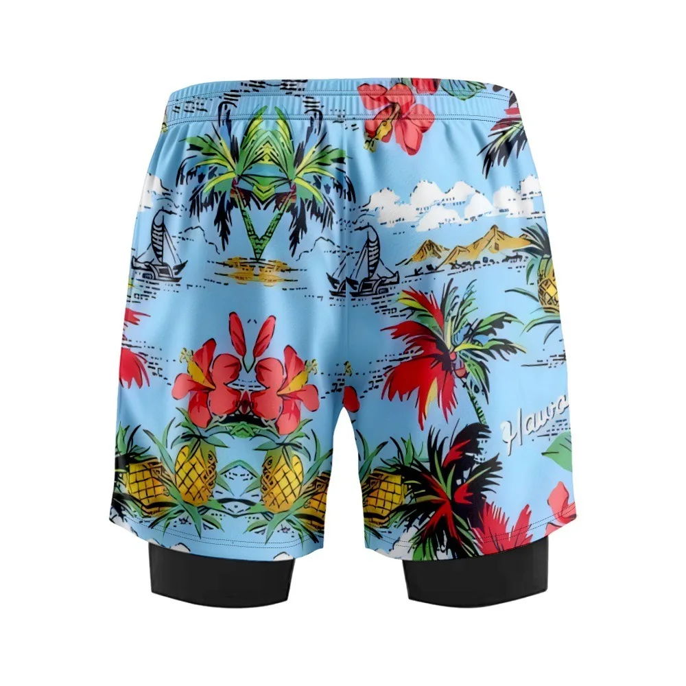 Sneldrogende trendy feestzwembroek voor heren voor zomerfestivals Zomervakanties Strandshorts Stijlvolle lichtgewicht zwemshorts