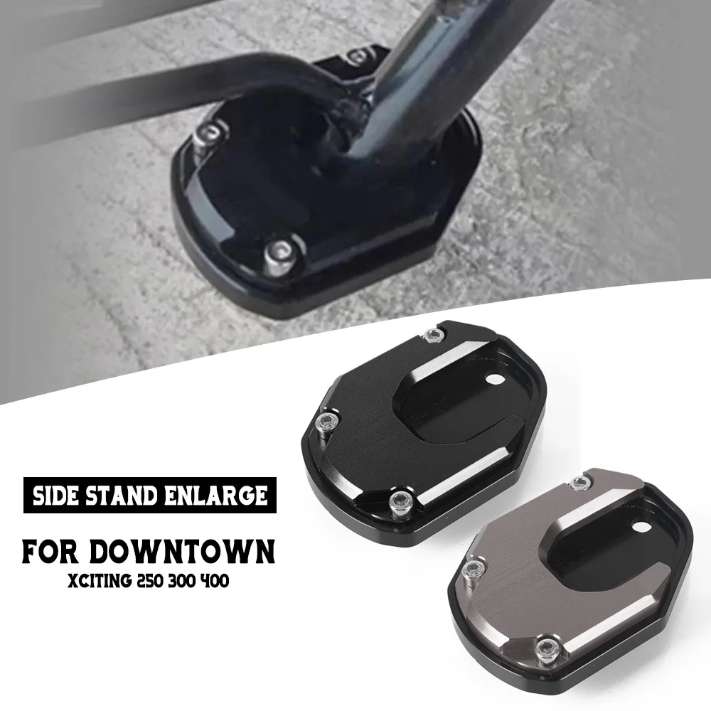 

Kickstand Foot Side Stand Extension Pad Support Plate Enlarge For KYMCO CT300 Downtown 200i 300i 350i 300 Xciting 250 300 400