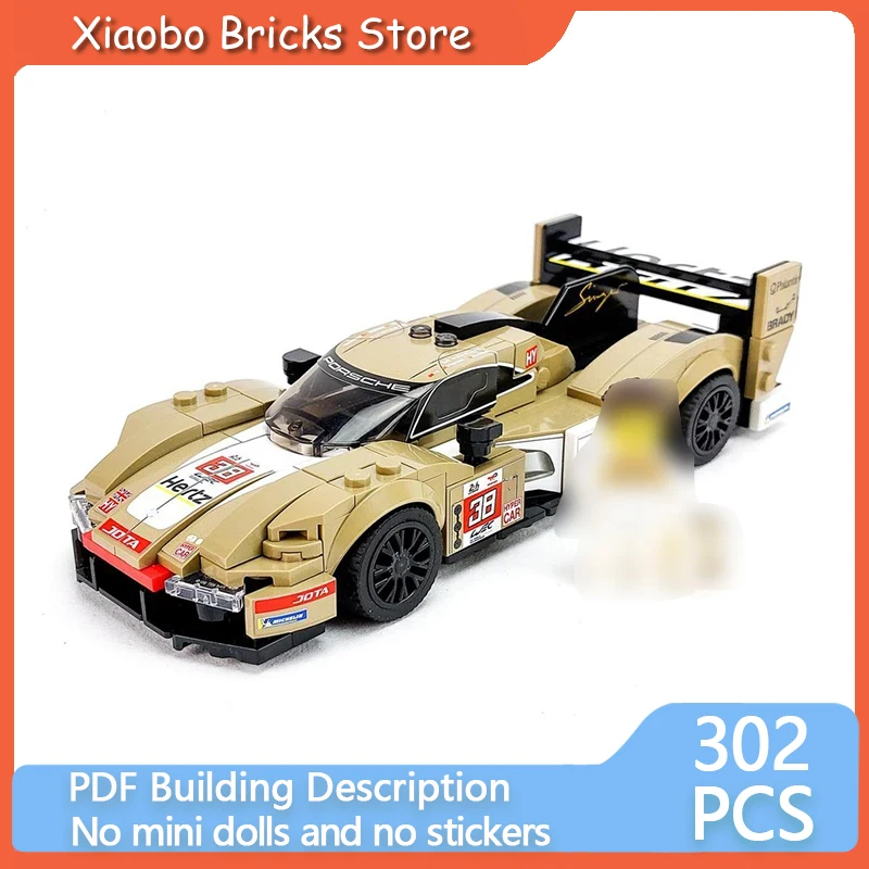 

City Car Speed Champion Model MOC Building Bricks Sportscar 963 Modular Technology Gifts Holiday Assemble Children Toys Suit