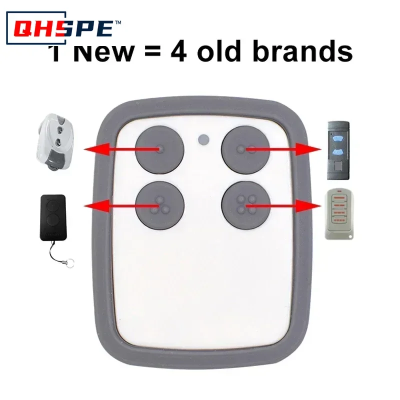 Multi-frequency copy remote control 250-868MHZ compatible rolling code garage door roller shutter door gate remote control