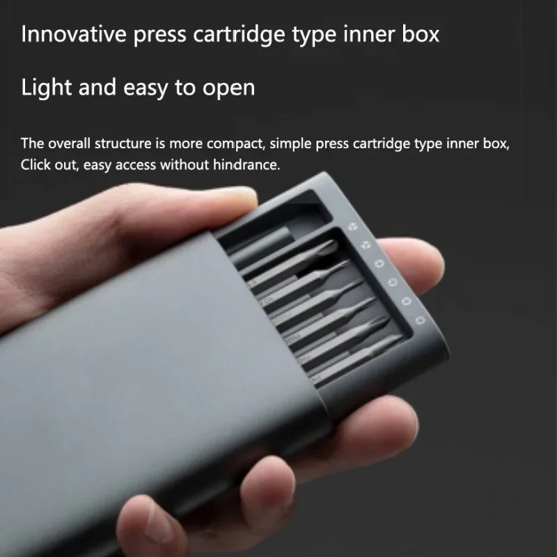 Zestaw wkrętaków Xiaomi 24 w 1 24 szt. Mini kieszonkowy precyzyjny śrubokręt z absorpcją magnetyczną wielofunkcyjne narzędzie do naprawy