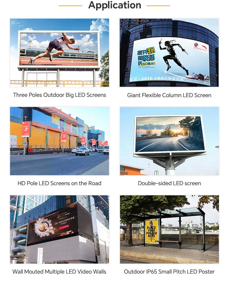 شاشة LED للصيانة الأمامية P6 الخارجية، شاشة تركيب ثابتة لشاشة LED #6