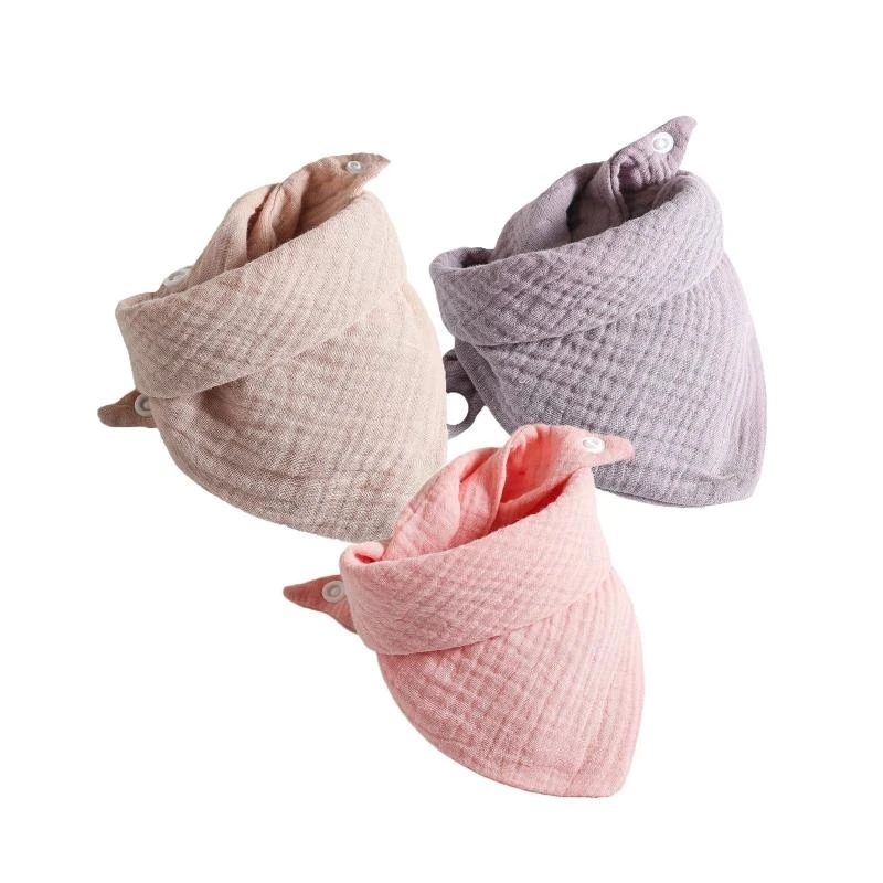 

3 Pcs Baby Feeding Drool Bibs Saliva Towel for Triangle Scarves Bandana Soft Cot
