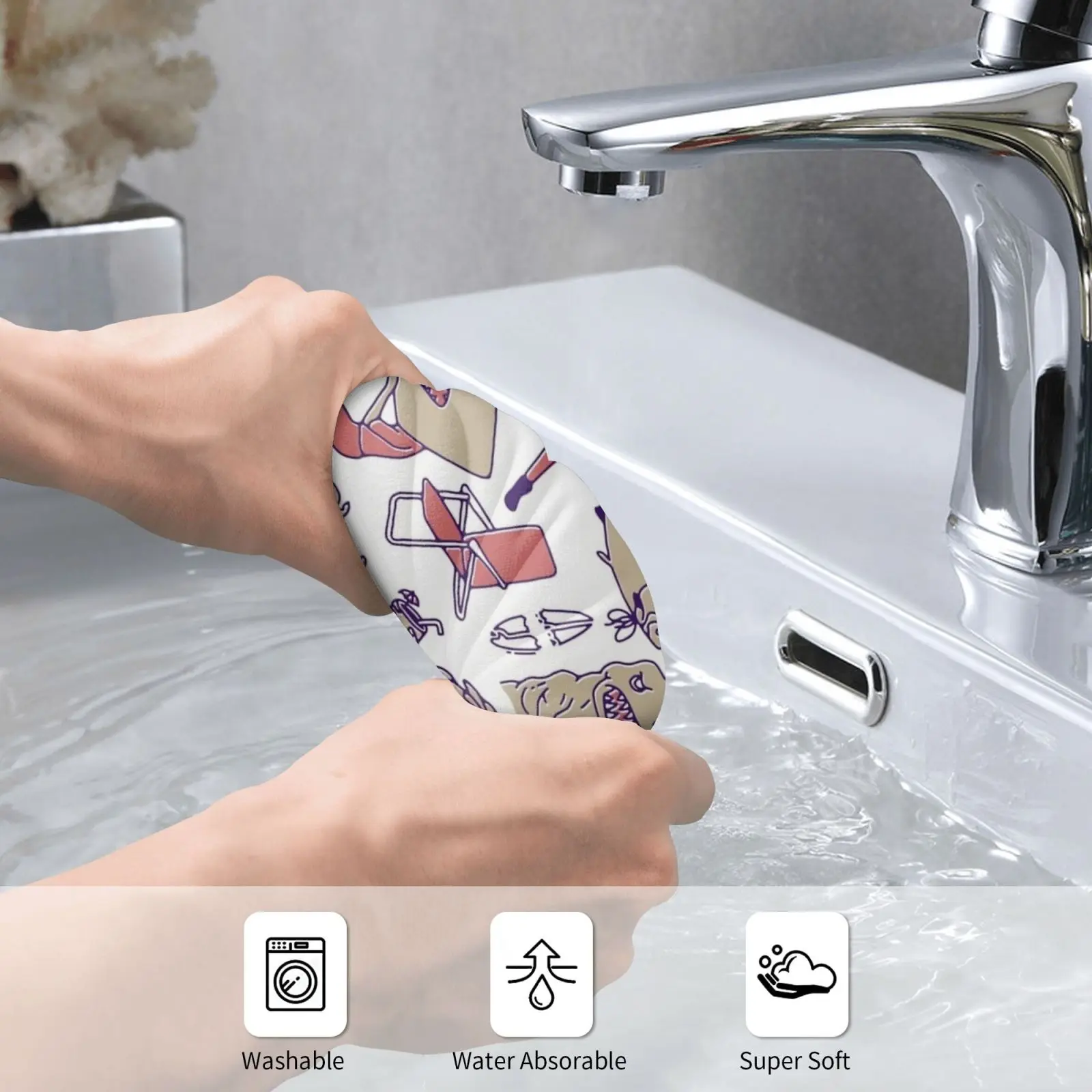 Frankenberg Custom Towel Bath Towel Summer Goods Red Summer Red Blue Water Beach Tattoo Sexy Girl Freak
