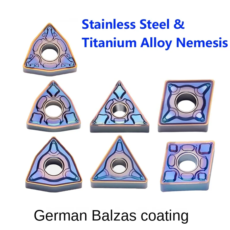WNMG080404 TNMG160404 TNMG160408 CNMG120404 CNMG120408 Carbide Inserts Can Process HRC60 Stainless Steel Titanium Alloy Kingstar