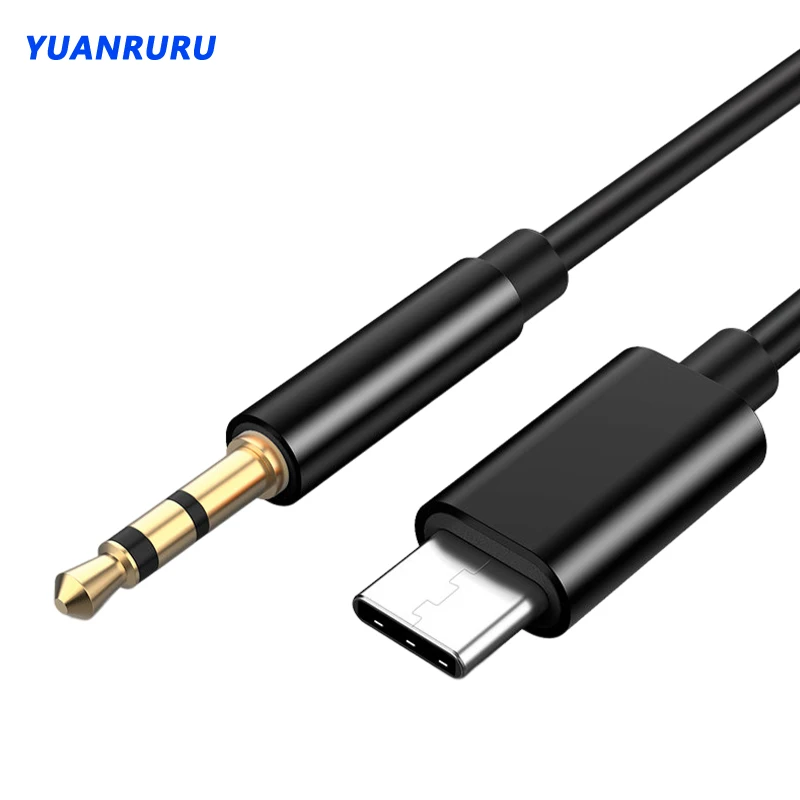 Usb C To 3.5mm Aux Jack Adapter Cable Speaker And Headphone 3.5 Mm Aux Audio Splitter Type C Cable For Huawei Xiaomi Samsung