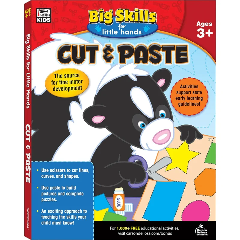 

Big Skills For Little Hands Cut Paste Preschool Workbook Carson Dellosa Carson Dellosa Education 9781483826691 Book