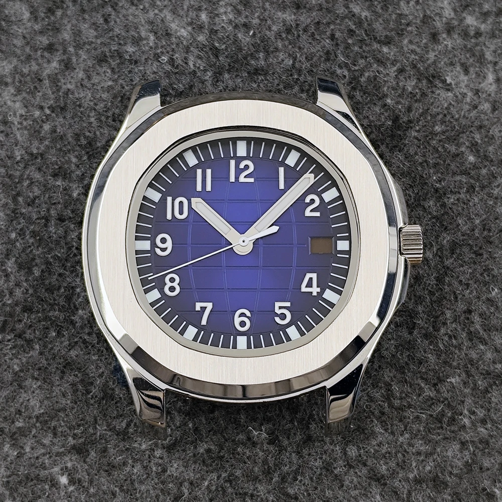 NH35 Case Men's Watch Stainless Steel Case Customized Logo Dial Sapphire Glass Suitable for NH35 Movement Watch Accessories