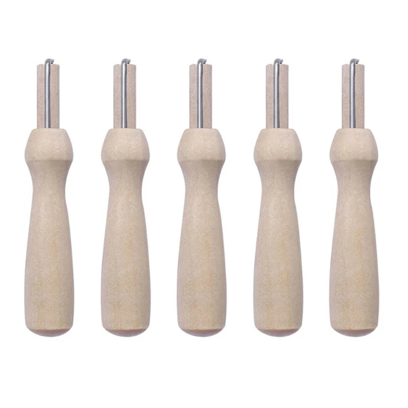 Needle Felting Tools, Poking with Needle Holder, Basic Starter, 5 Pcs per Set