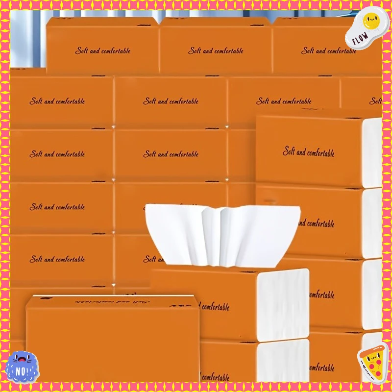 

Large packs of paper towels virgin wood pulp napkins delicate facial tissue toilet paper household affordable Car Paper Towels