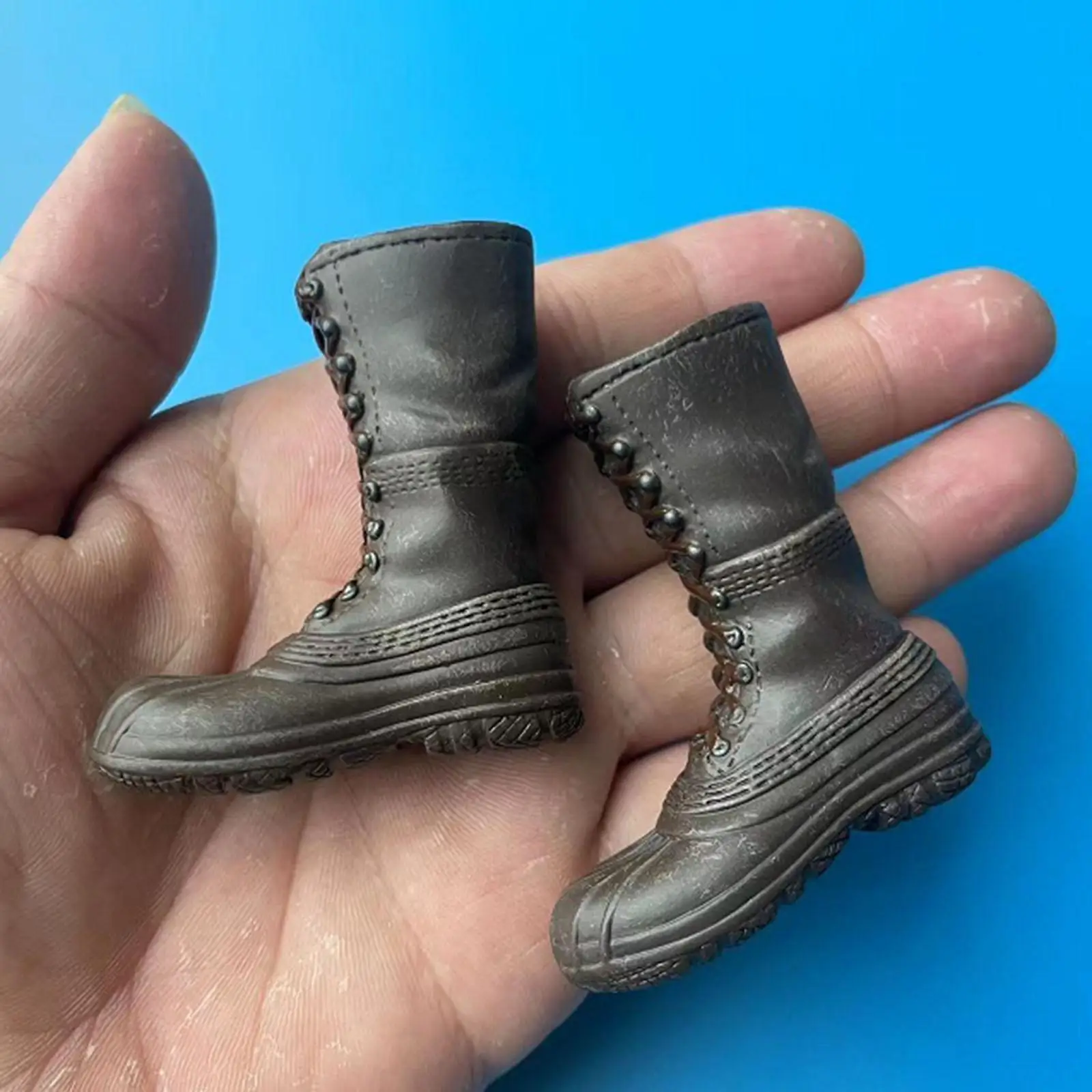 Botas de zapatos de figura a escala 1/6, calzado de figura de acción, accesorios de disfraz, modelo de botas de zapatos en miniatura DIY para accesorios de 12"