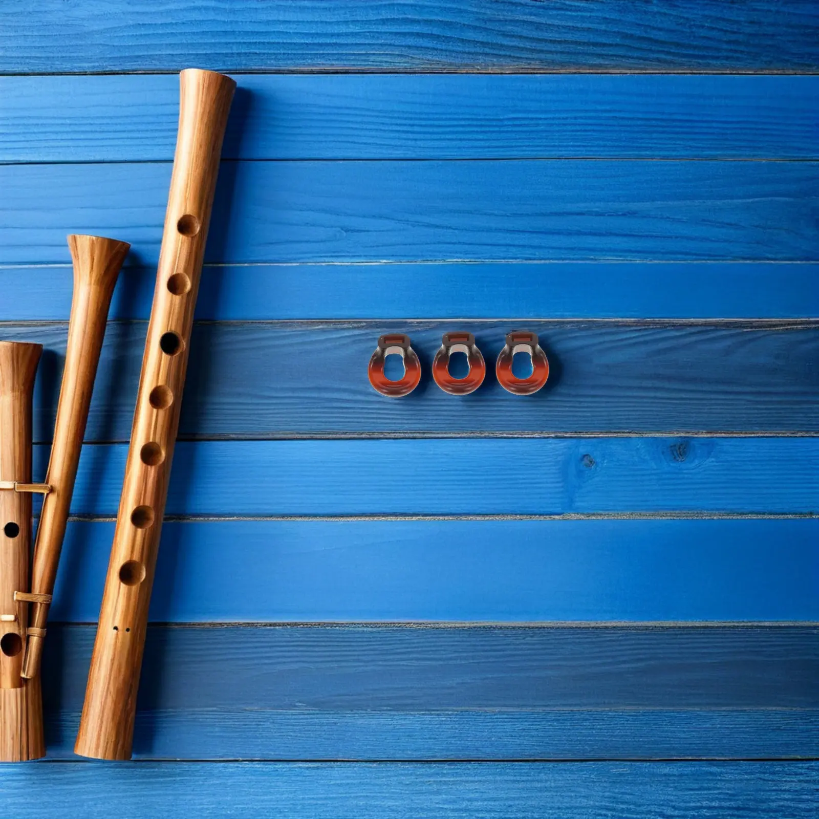 

Набор из 3 портативных тренажеров для флейты (дизи и шакухачи) - эргономичный адаптер для мундштука, улучшающий стабильность тона и облегчающий обучение