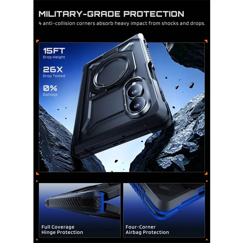 Etui SUPCASE For Samsung Galaxy Z Fold 8 Case UB Grip, pełne etui ochronne na telefon, wytrzymałe, z wbudowaną osłoną ekranu — zdjęcie produktu 3