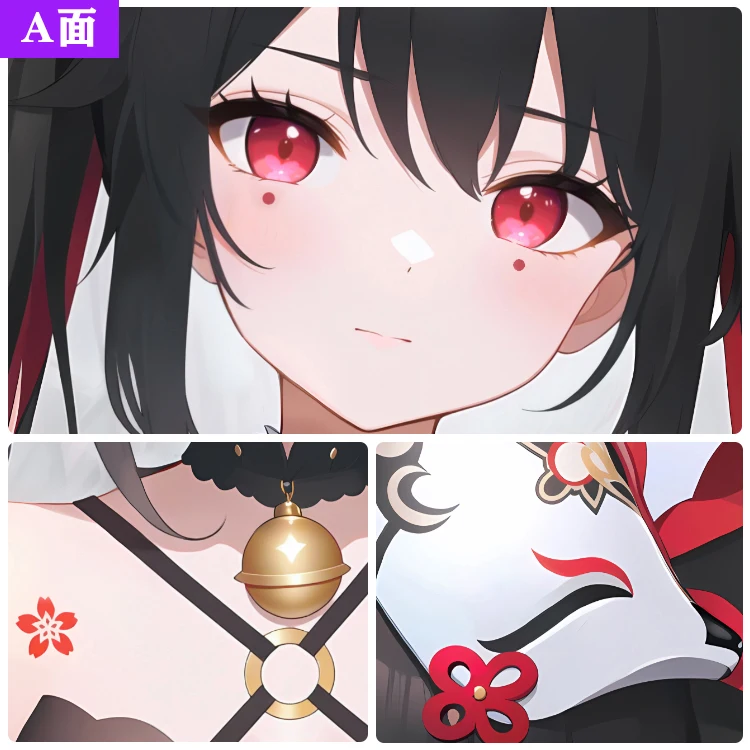 Двусторонняя длинная подушка для обнимания дакимакура из игры аниме Honkai: Star Rail Sparkle