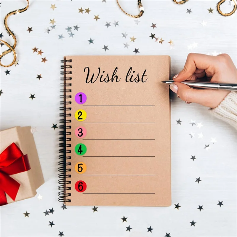 10000 шт., цветные точечные наклейки, 1000 шт./рулон, 10 цветов, круглые точки, этикетки, круглые кодирующие этикетки для офиса, прочный 13 мм