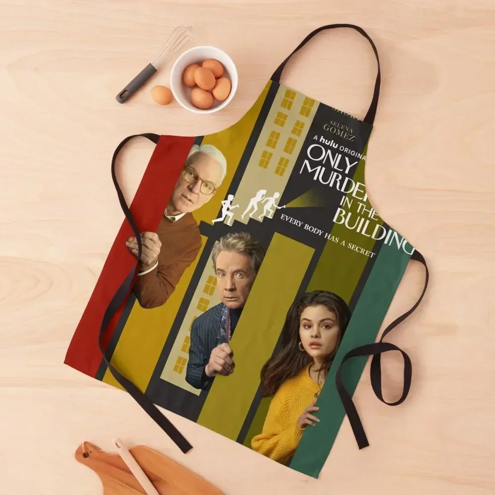 

Only Murders In The Building Apron home women Beauty Things For The Kitchen Chef Uniform Apron