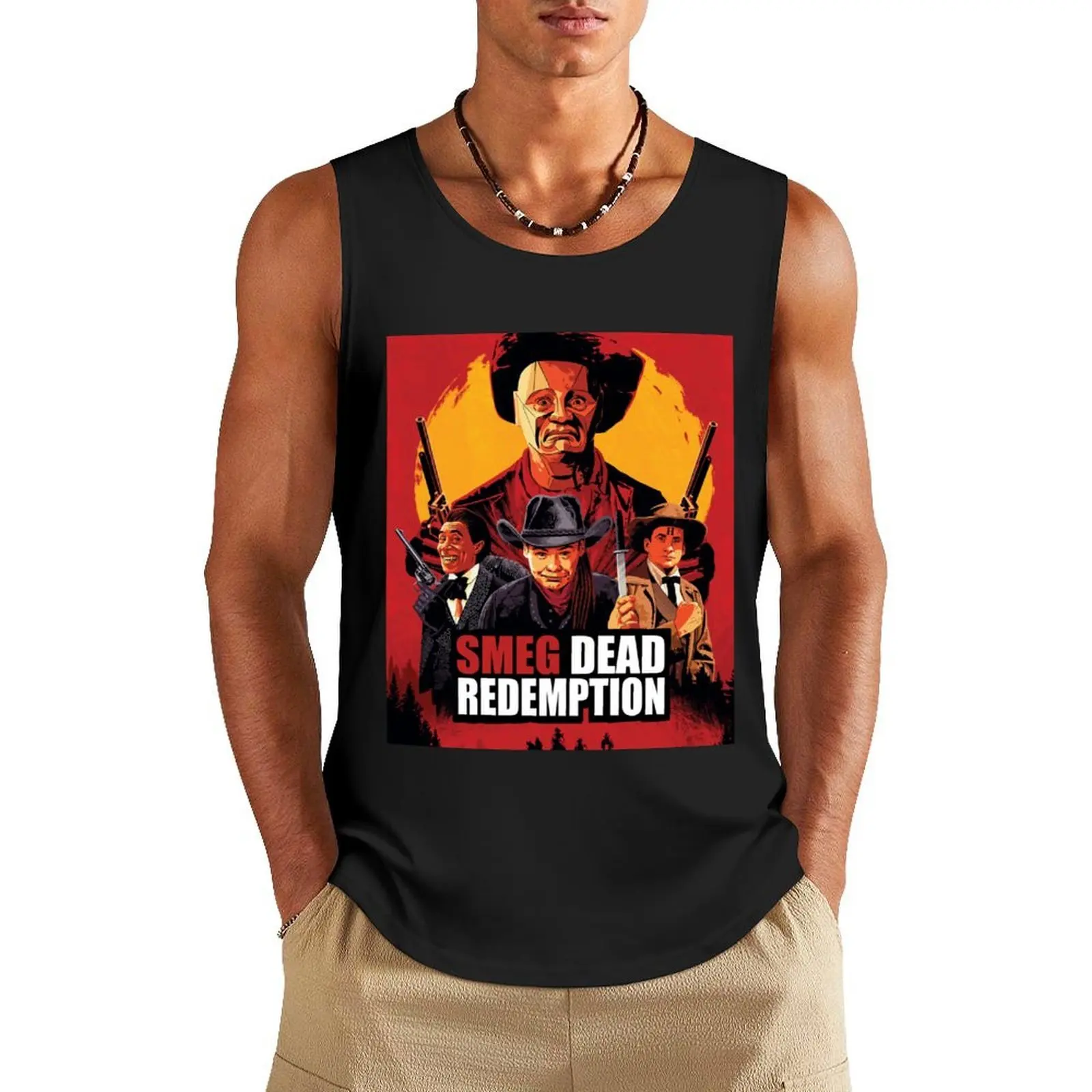 

Red Dwarf - SMEG DEAD REDEMPTION Tank Top T-shirts men Gym wear Sports shirt man men gym clothing