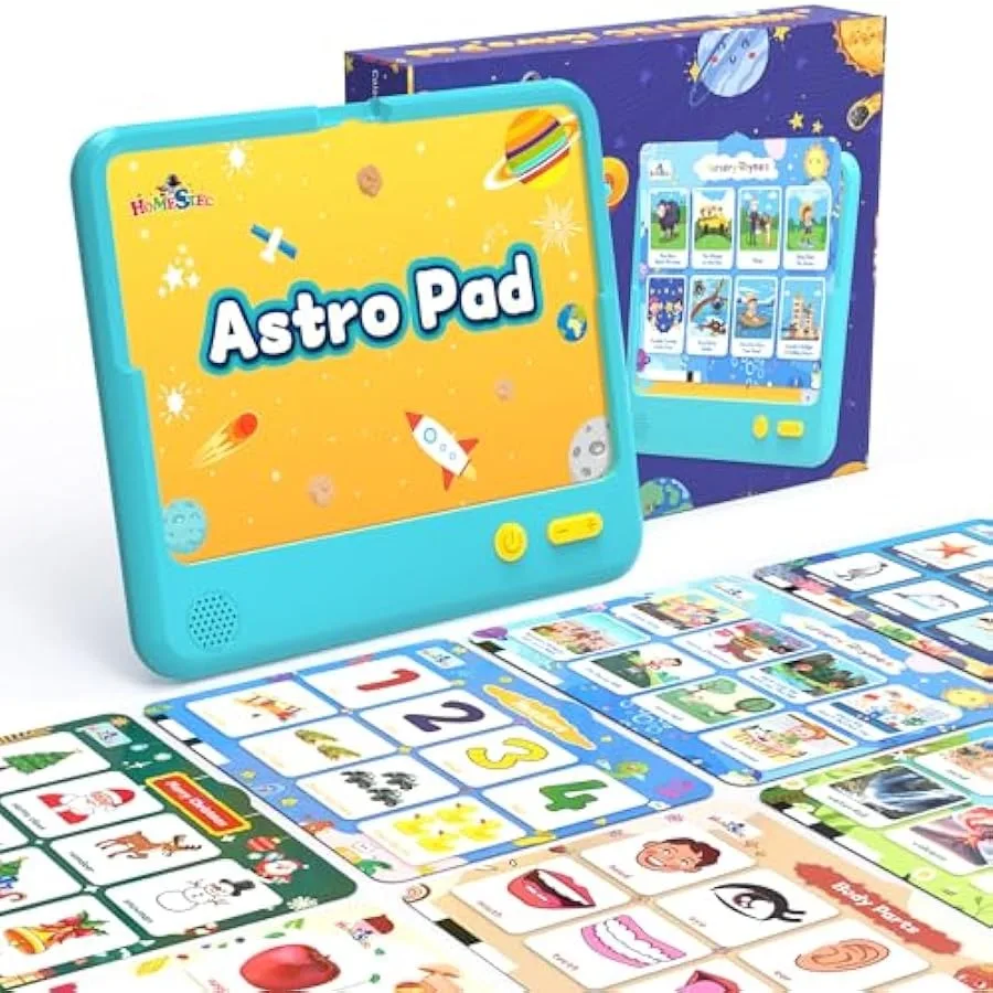 Astro Pad Toddler Interactive Learning Toys Ages 3 4 5 6 Educational Tablet Include Sight Words Nursery Rhymes Stories Stocking