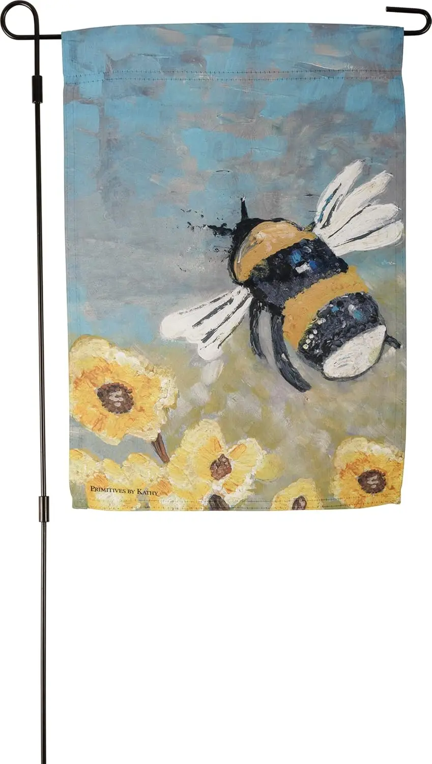 Primitives by Kathy Bumble Bee & Sunflower Garden Flag