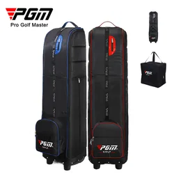 PGM Golf Travel Plane Bags with Wheel Straps Foldable Golf Club Travel Cover for Airlines Golf Aviation Bag HKB009