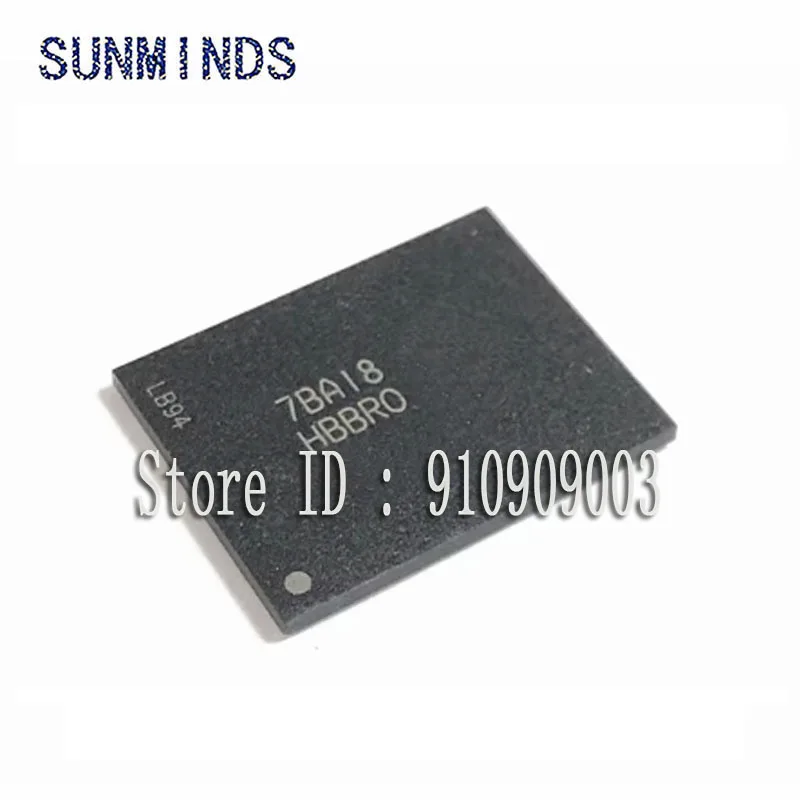HBBR0 BGA HBBRO MTFC8GLWDQ-3M AIT Z Flash Memory eMMC V4.51 NAND  100-Ball LBGA