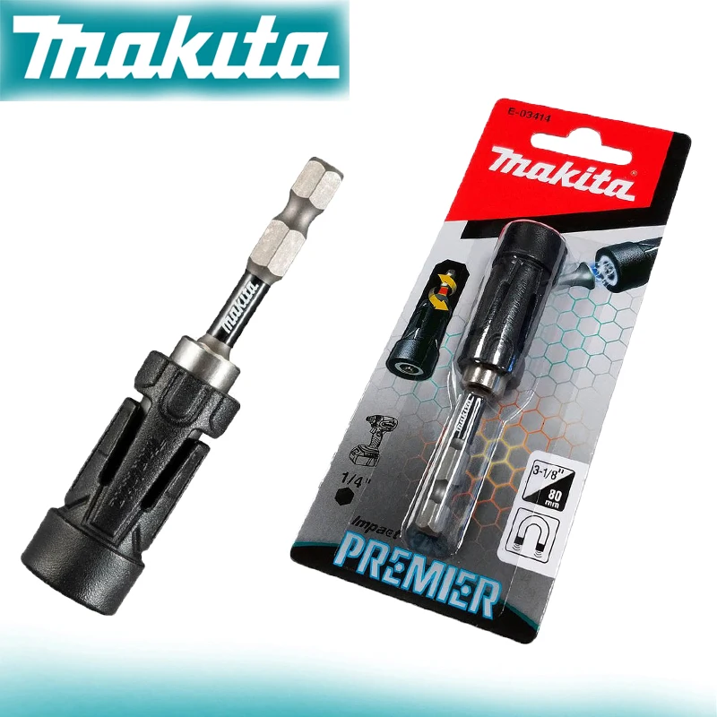 Makita-impact Premier Ultra Mag Bit Holder Drills Torção de Ouro Peças para Ferramenta Elétrica 79 mm E03414