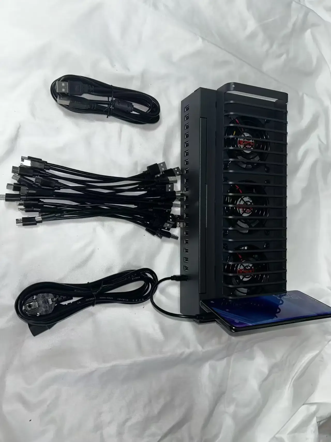 VoltSUSB Ports Box Phone Farm USB Hub Android Control Box Batch Synchronization Smart Control Unified Management