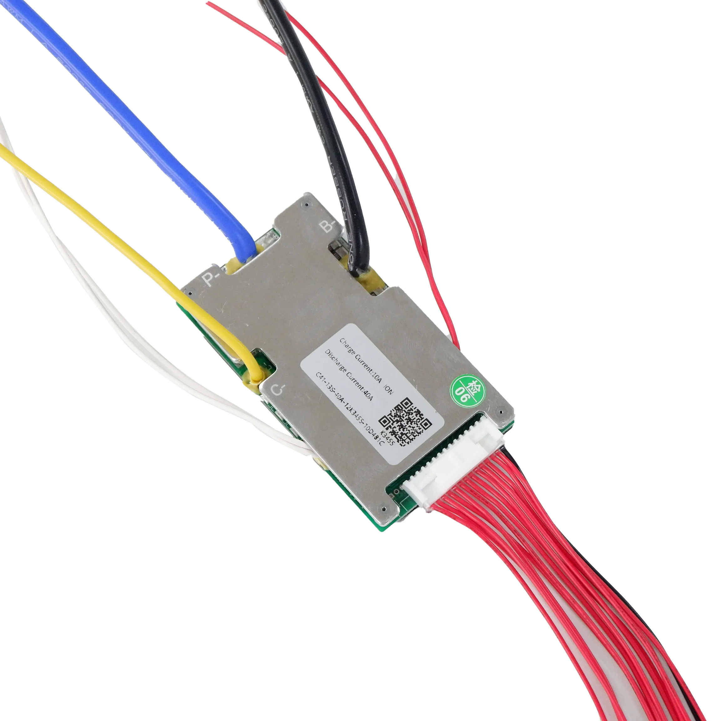 13S 48V BMS PCM PCB 48V40A Lithium Battery BMS With ON/OFF Switch PTC Temp Sensor And Balance Continuous Current 40A