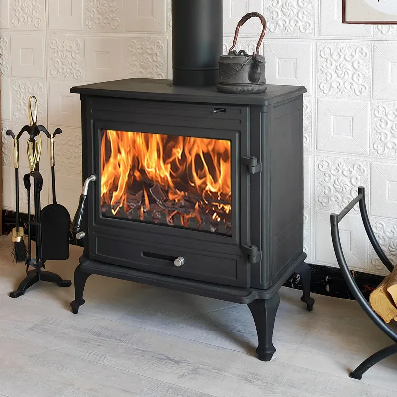 Real Fire Cast Iron Fireplace for Home Heating Interior Decoration Independent Wood Burning Stove Direct from Manufacturer